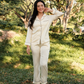 TIMELESS Champagne Ivory Long-Sleeve & Pants Set