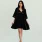 BEA Black Short Nightgown Rope Set