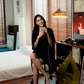 BEA Black Short Nightgown Rope Set
