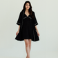 BEA Black Short Nightgown Rope Set