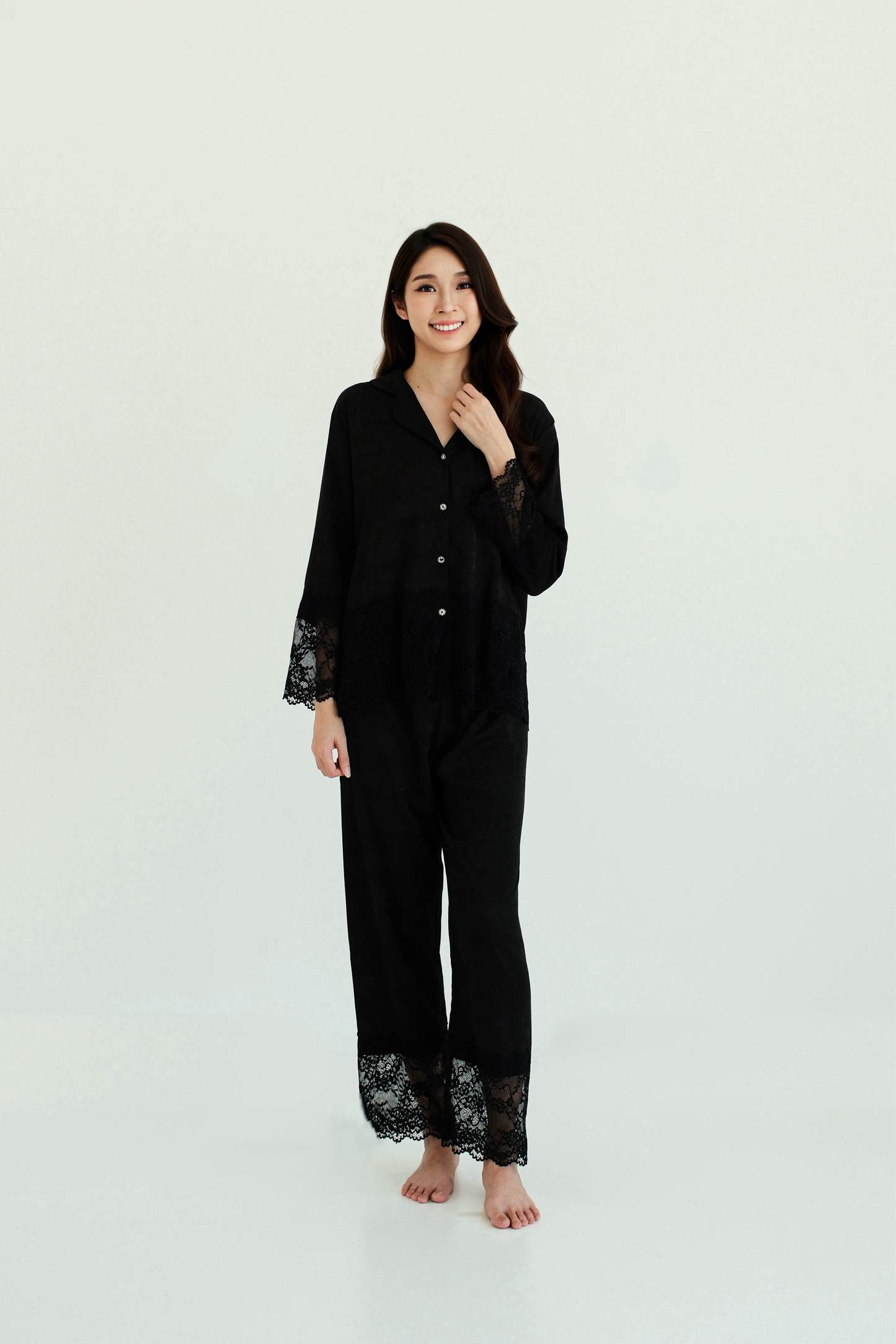 BEA Black Long Sleeve Set