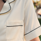 TIMELESS Champagne Ivory Short-Sleeve & Shorts Set