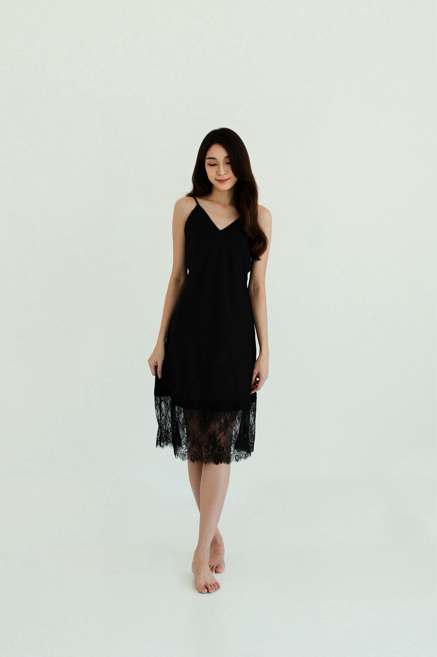 BEA Black Maxi Nightgown
